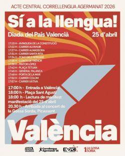 El Correllengua Agermanat arribar&agrave; a Val&egrave;ncia el 25 d?Abril