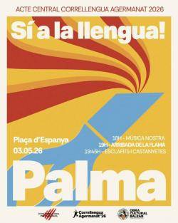 Palma acull l?arribada de la Flama del Correllengua Agermanat amb una gran jornada per la llengua