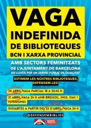 Les biblioteques de Barcelona convoquen vaga indefinida per denunciar precarietat i manca de reconeixement