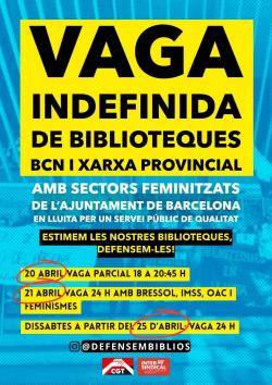 Les biblioteques de Barcelona convoquen vaga indefinida per denunciar precarietat i manca de reconeixement