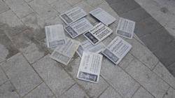 La imatge correspon a la retirada popular de plaques franquistes de fa&ccedil;anes de Tarragona a l'any 2018 en que tamb&eacute; va participar la CUP.