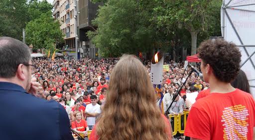 El Correllengua Agermanat omple Palma i reafirma la llengua com a nexe dels Pa&iuml;sos Catalans