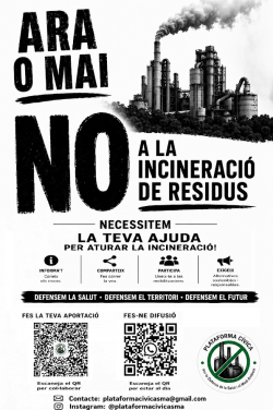 Entitats del Pened&egrave;s impulsen una ofensiva judicial contra l?augment de la incineraci&oacute; de residus a la cimentera dels Monjos