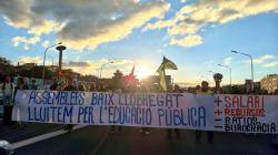 Els docents mantenen el pols amb Educaci&oacute; en una nova jornada de vaga al Baix Llobregat i el Pened&egrave;s