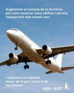 El GEN-GOB reclama aturar l�ampliaci&oacute; de l�aeroport d�Eivissa i alerta d�un augment de la massificaci&oacute;