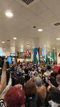 Diverses mostres de suport celebren el retorn de Sa&iuml;f i denuncien la repressi&oacute; contra la solidaritat amb Palestina