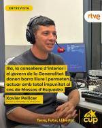 Xavier Pellicer acusa el Govern d��obrir la porta a la impunitat� dels Mossos en una entrevista a RTVE