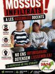 Sindicats educatius denuncien la infiltraci&oacute; de Mossos en una assemblea preparat&ograve;ria de la vaga 