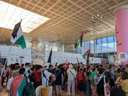 La CUP dona la benvinguda als activistes catalans de la Flotilla Global Sumud retornats de Gaza