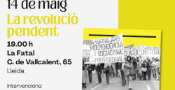 Lleida acollir&agrave; la presentaci&oacute; de "La revoluci&oacute; pendent", el llibre sobre la hist&ograve;ria i mem&ograve;ria del PSAN-P