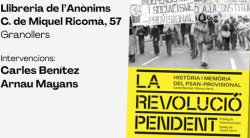 Granollers acollir&agrave; la presentaci&oacute; del llibre "La revoluci&oacute; pendent sobre la hist&ograve;ria del PSAN-Provisional"