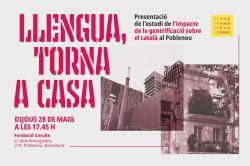 Plataforma per la Llengua presenta un estudi sobre l'impacte de la gentrificaci&oacute; en el catal&agrave; al Poblenou