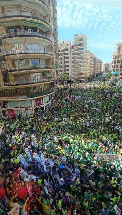 STEPV xifra en m&eacute;s d�un 90% el seguiment de la vaga indefinida en educaci&oacute; al Pa&iacute;s Valenci&agrave;