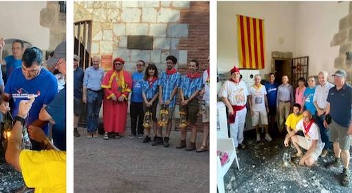 22 de juny de 2025, recollida de la Flama al Castellet per a la seva regeneraci&oacute;