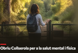 Unes 200 persones desafien el tancament de Collserola i reclamen la reobertura del parc
