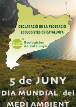 M&eacute;s d'un centenar d'entitats alerten del col&middot;lapse ambiental de Catalunya