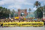 Els docents mantenen el pols amb Educaci&oacute; i convoquen vaga durant la visita del Papa
