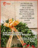 X&agrave;tiva commemorar&agrave; la crema de 1707 amb un ofrena foral  i  &laquo;LAIA&raquo;, una gala que reflexiona sobre la mem&ograve;ria i la intel&middot;lig&egrave;ncia artificial