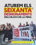 Denuncien els 60 desnonaments previstos a la Mina i reclama alternatives habitacionals