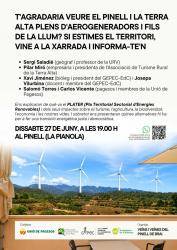El Pinell de Brai acollir&agrave; una xerrada sobre l'impacte del PLATER i el futur energ&egrave;tic de la Terra Alta