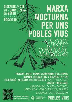 La Sentiu acollir&agrave; una marxa nocturna contra el macroparc de gas per reivindicar uns pobles vius