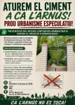 Ecologistes en Acci&oacute; presenta un recurs judicial contra la urbanitzaci&oacute; de Can Solei i Ca l�Arn&uacute;s i reclama aturar el projecte