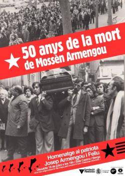 Cinquanta anys despr&eacute;s de la mort de moss&egrave;n Armengou, Reeixida, l�Ajuntament de Berga, el Casal Panxo i l�ANC homenatjaran la seva figura
