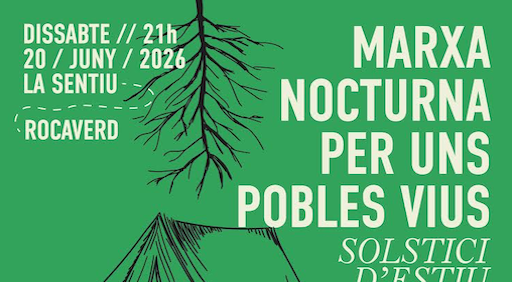 Pobles Vius convoca una marxa nocturna reivindicativa contra el projecte de macrog&agrave;s a la Sentiu de Si&oacute;