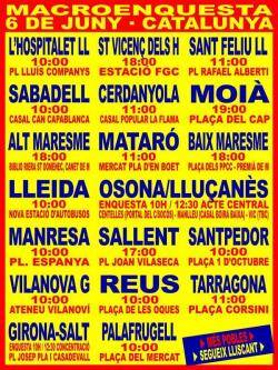 M&eacute;s de 1.500 voluntaris participaran en una macroenquesta sobre el cost de la vida arreu de Catalunya