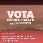Plataforma per la Llengua demana votar "Pirineu Catal&agrave;" en la consulta sobre el futur nom del departament nord-catal&agrave;
