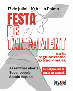Reus Refugi destaca l'impacte de la regularitzaci&oacute; extraordin&agrave;ria en centenars de persones migrades