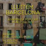 Convocada una Assemblea Popular Municipalista per debatre el futur de Barcelona