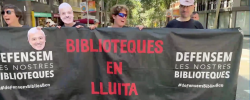 "Defensem Biblios" denuncia que Barcelona prioritza els macroesdeveniments per davant de les biblioteques p&uacute;bliques