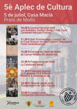 Casa Maci&agrave; celebra el 5&egrave; Aplec Nacional de Cultura