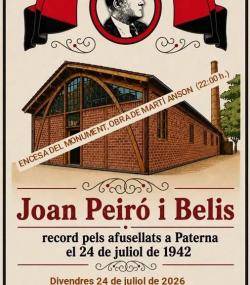 Matar&oacute; homenatjar&agrave; Joan Peir&oacute; en el 84&egrave; aniversari del seu afusellament pel franquisme