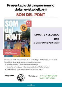Cartell barri de Pont Major de Girona