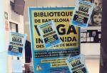 La plantilla de Biblioteques de Barcelona denuncia que l'Ajuntament continua sense negociar despr&eacute;s de dotze setmanes de vaga