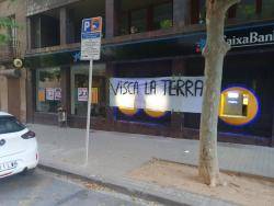 Acci&oacute; de protesta contra CaixaBank a Banyoles el 08/07/2026 (Caixabank &eacute;s un dels patrons de la Fundaci&oacute;n Princesa de Girona)