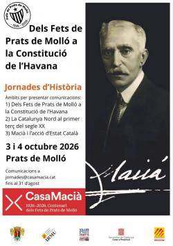Casa Maci&agrave; convoca unes jornades d'hist&ograve;ria pel centenari dels Fets de Prats de Moll&oacute;