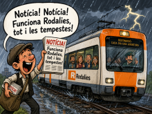 Not&iacute;cia! Not&iacute;cia! Funciona Rodalies, tot i les tempestes!