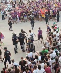Agressi&oacute; policial a Elx