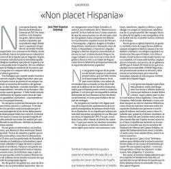 "Non placet Hispania", Jose Mari Esparza Zabalegi