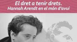 Portbou reivindicar&agrave; el &laquo;dret a tenir drets&raquo; de Hannah Arendt al Col&middot;loqui Walter Benjamin