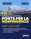 L'ANC recupera la campanya &laquo;Ponts per la Independ&egrave;ncia&raquo; coincidint amb l'operaci&oacute; sortida
