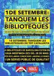 La vaga de biblioteques continuar&agrave; al setembre i s'estendr&agrave; a tot Catalunya