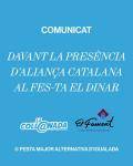 La Coll@nada defensa el car&agrave;cter antiracista del &laquo;Fes-ta el dinar&raquo; davant Alian&ccedil;a Catalana