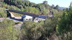 Pont dels Ocells Perduts �situat a Girona, a escassos metres de l'inici del terme municipal de Sant Gregori