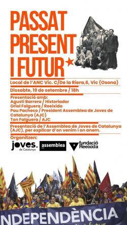 Vic acollir&agrave; la presentaci&oacute; de l?Assemblea de Joves de Catalunya