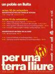 Les organitzacions de l�Esquerra Independentista convoquen la Diada al Camp sota el lema &laquo;Som un poble en lluita per una terra lliure&raquo;