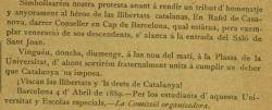 04/04/1889- Primera concentraci&oacute; davant l'est&agrave;tua de Rafael Casanova